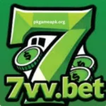 7VVBet Game logo design with mobile screen and golden coins.