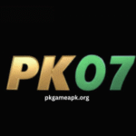 PK07 Game mobile app showing simple design with rewards and fun play.